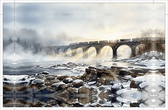 Rockville Bridge by J Arthur Davis