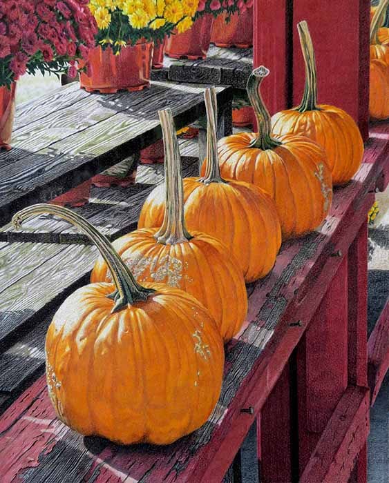 Pumpkin Indecision by Lille Viking Designs