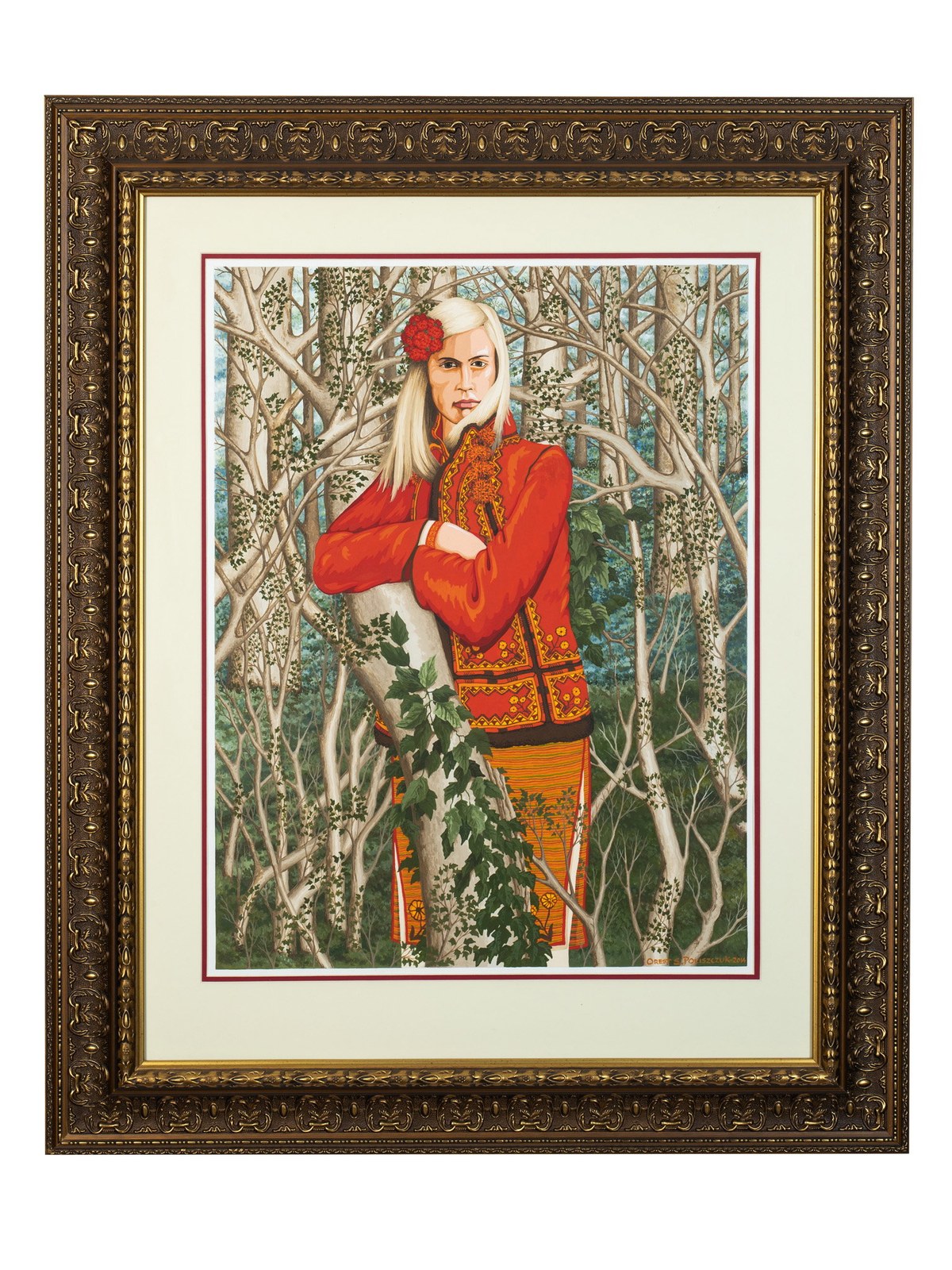 Girl in Spring Woods by Orest Poliszczuk