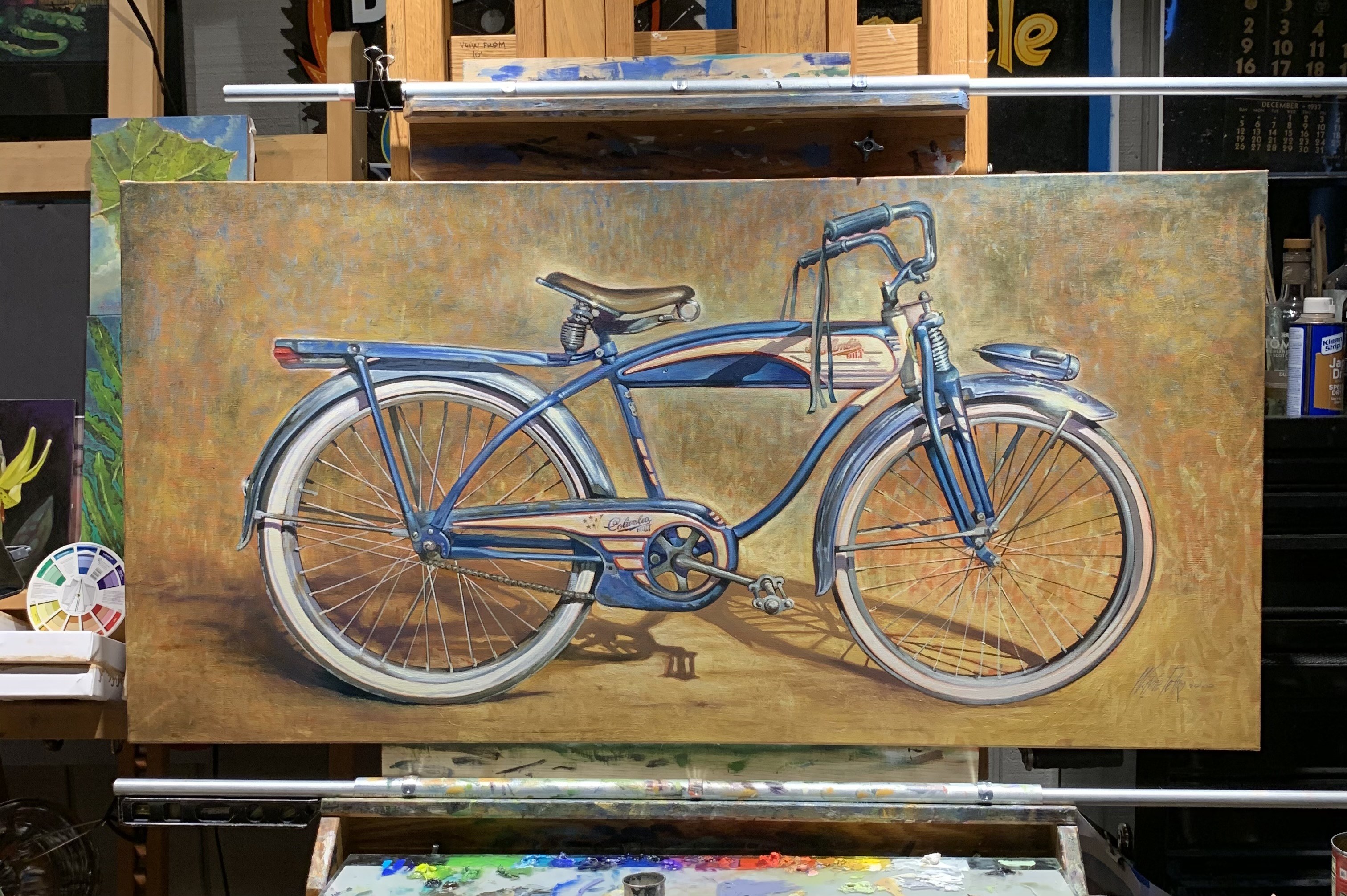 Blue Bicycle by Wayne Fettro