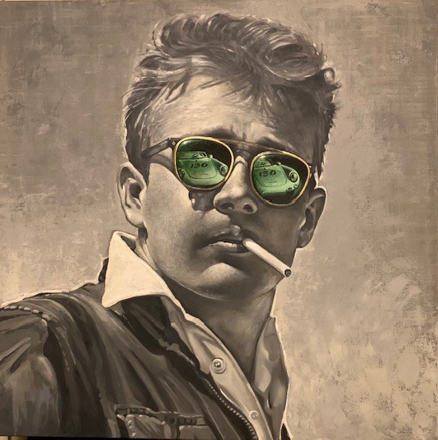 Portrait with Sunglasses by Wayne Fettro