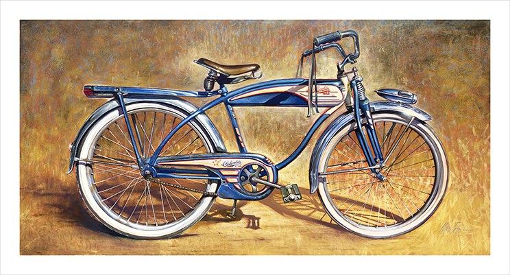 Colorful artwork prepared as a fine-art print