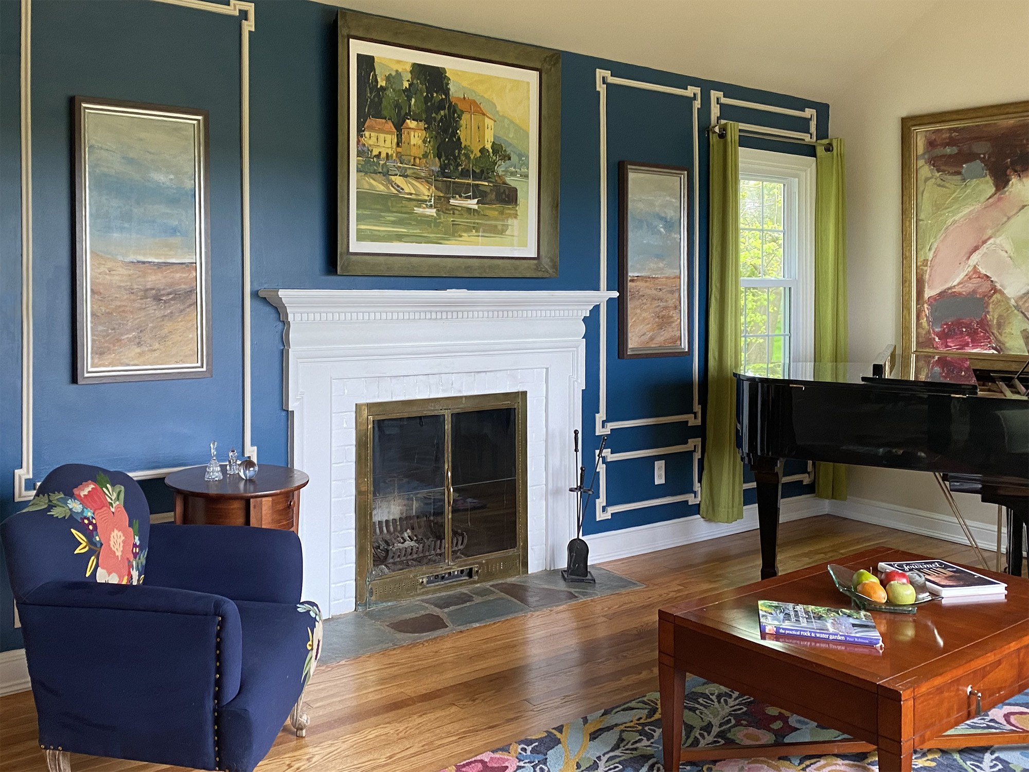 Framed artwork displayed in an interior by Smith Custom Framing