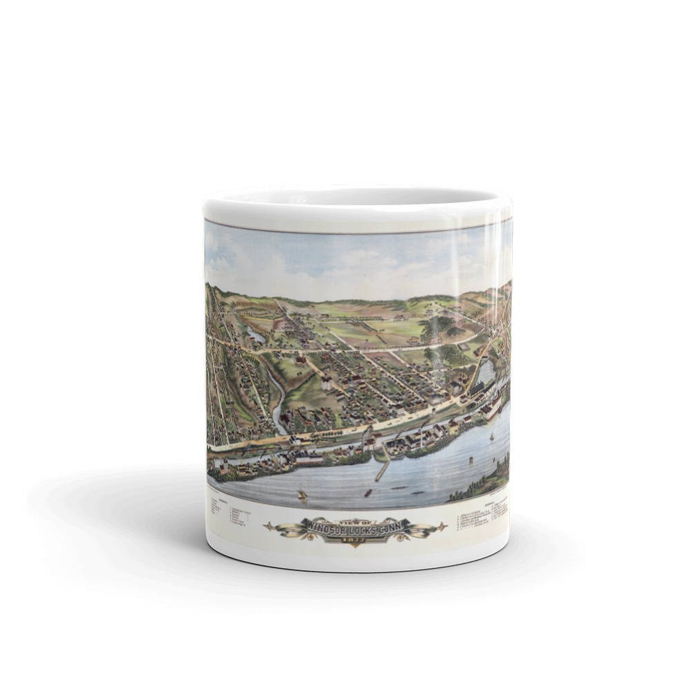 Windsort Locks Conn Coffee Tea Mug view 3
