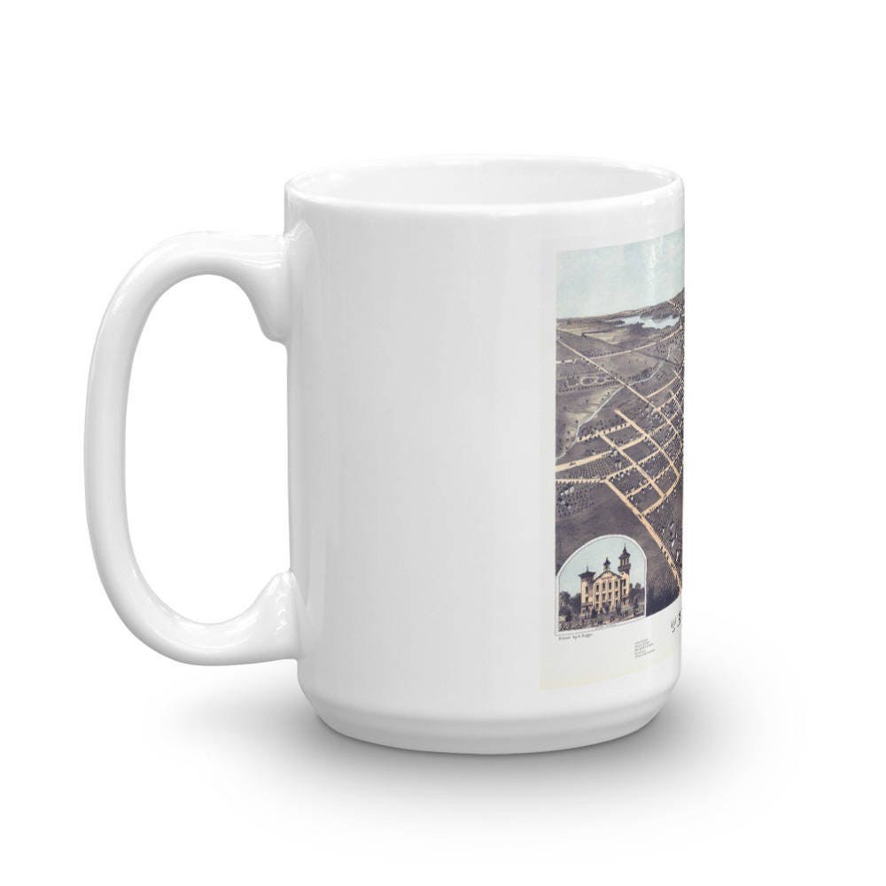 Tecumseh Michigan Coffee Tea Mug view 6
