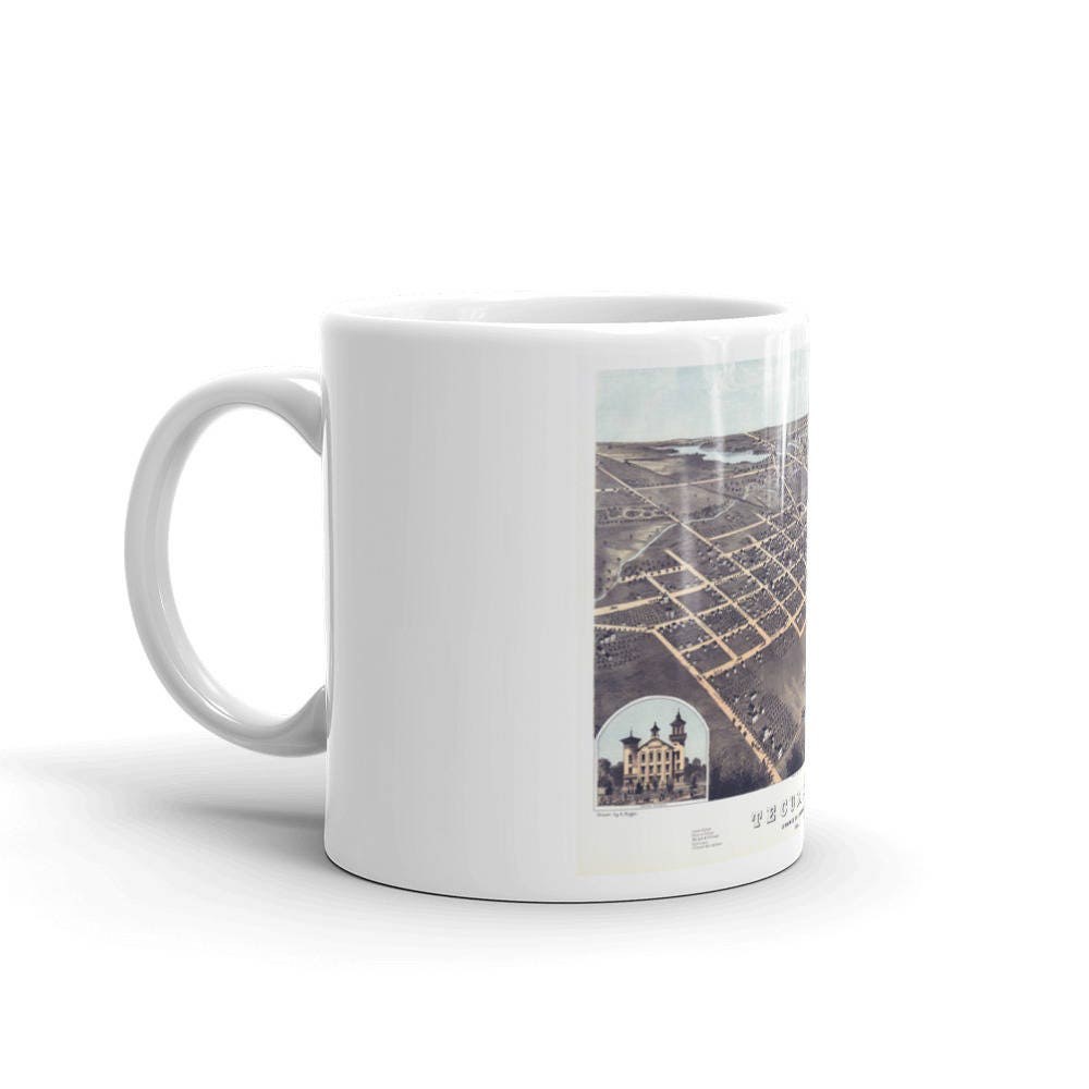 Tecumseh Michigan Coffee Tea Mug view 3