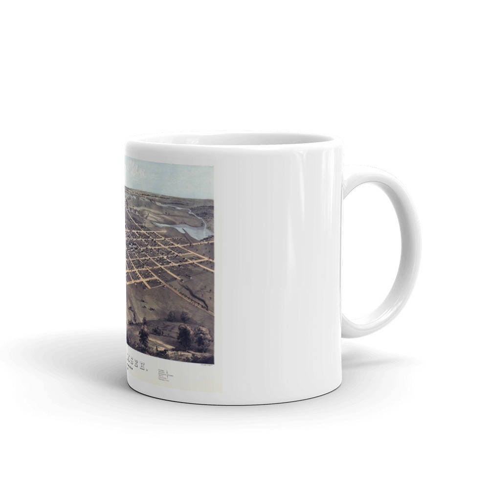 Tecumseh Michigan Coffee Tea Mug view 2