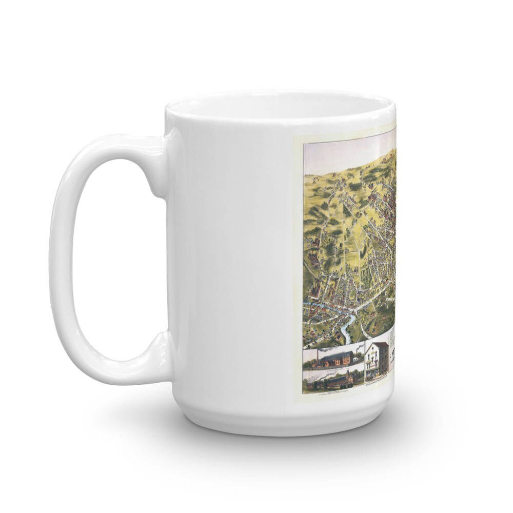 Taunton Mass 1875 - Coffee Tea Mug view 5