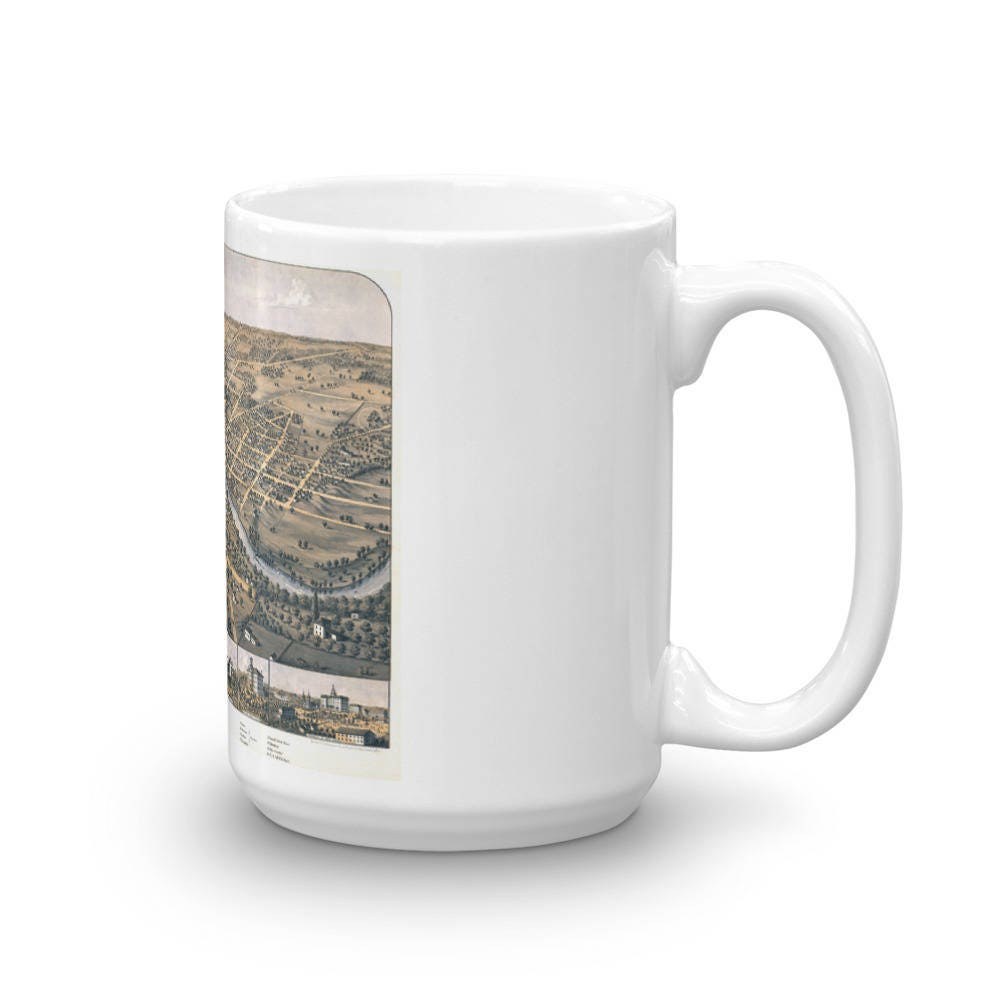 South Bend Indiana 1866 - Coffee Tea Mug view 5