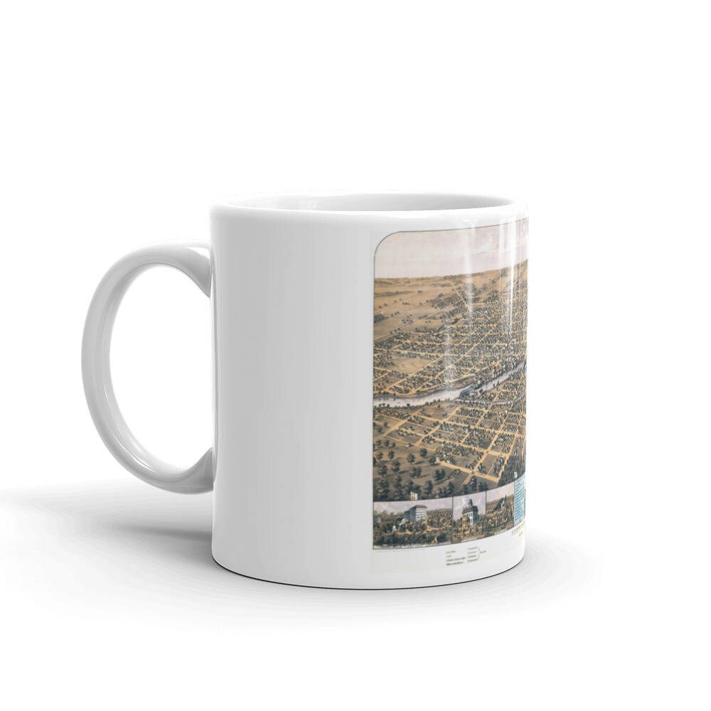 South Bend Indiana 1866 - Coffee Tea Mug view 3
