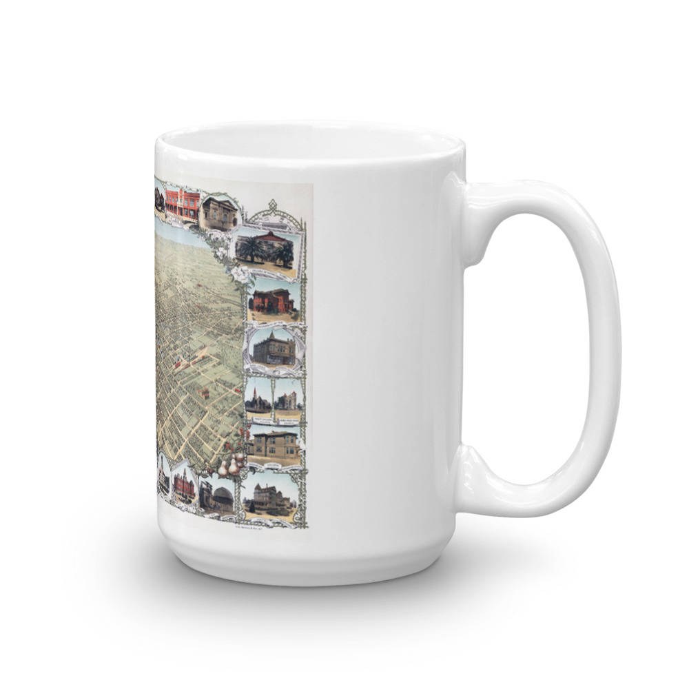 San Jose California 1901 Map Coffee Mug view 4