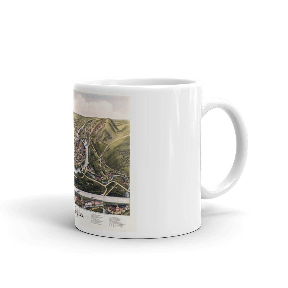 Seymour Conn 1879 Map Coffee Mug view 2