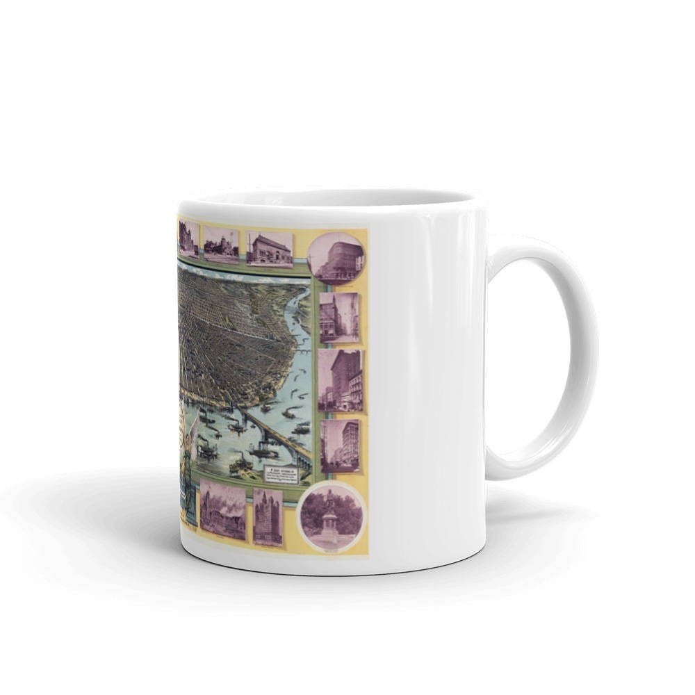 St Louis 1896 Map Coffee Mug