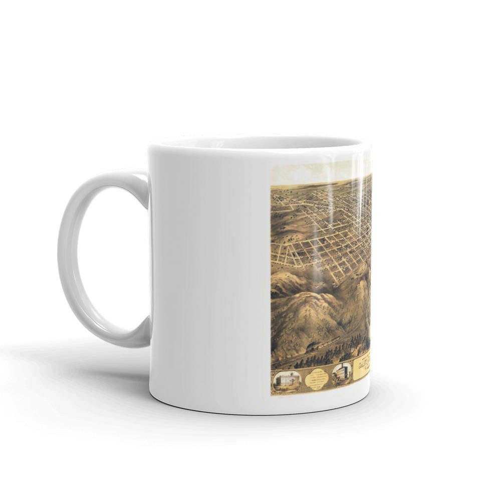 St Joseph Missouri 1868 Map Coffee Mug view 2