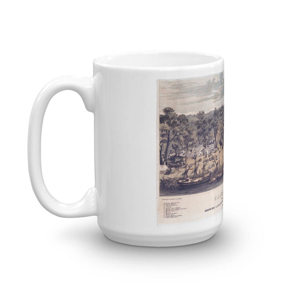Sacramento CA 1850 Ceramic Coffee Mug view 5