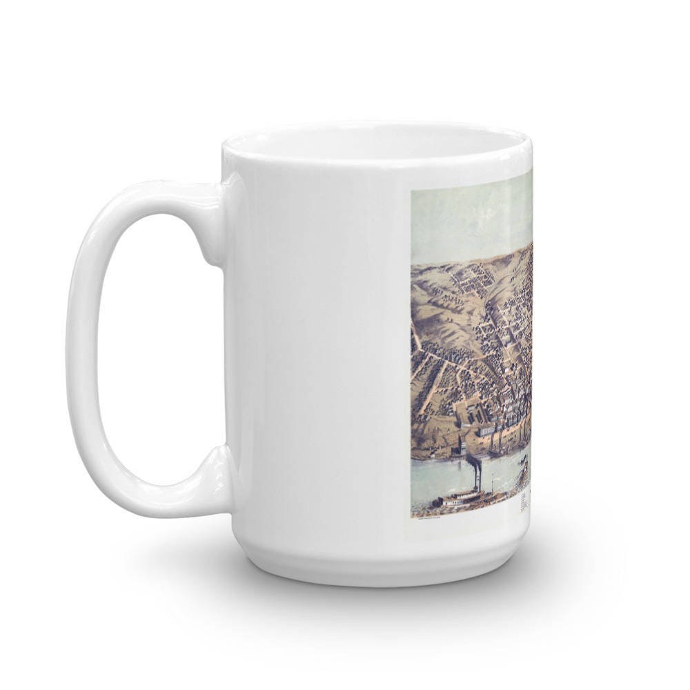 Coffee Mug - Alton Ill 1867 view 5
