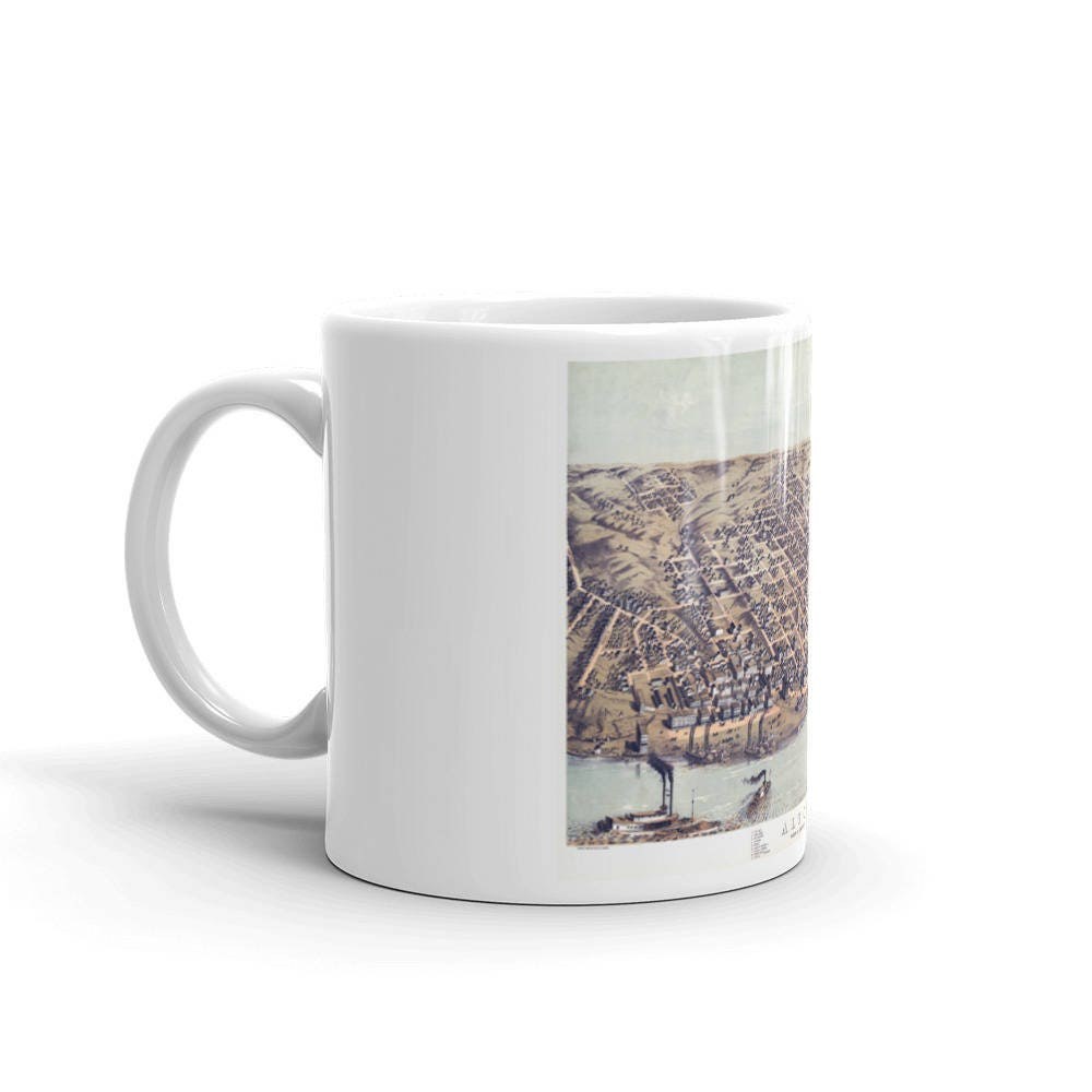 Coffee Mug - Alton Ill 1867 view 3