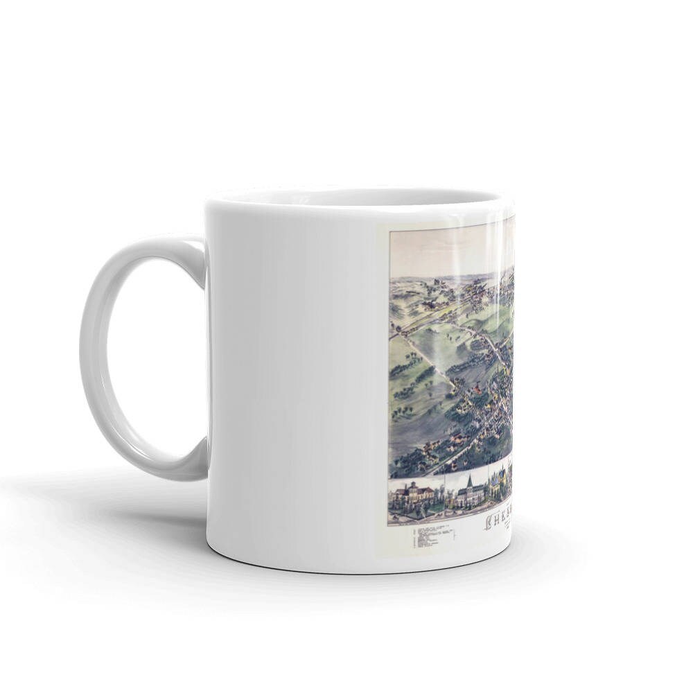 Coffee Mug - Cheshire Connecticut 1882 view 2