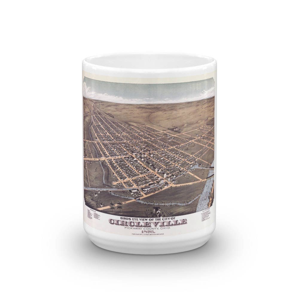 Coffee Mug - Circleville Ohio 1876 view 6