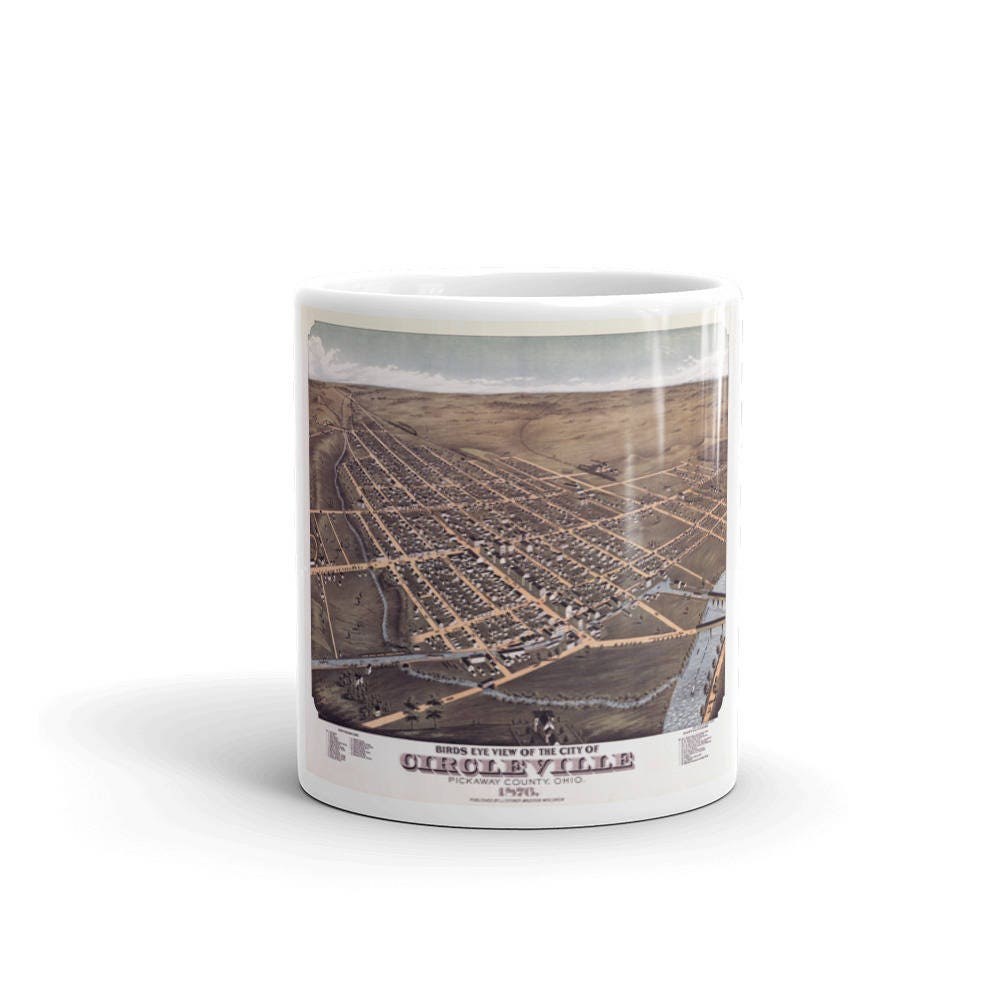 Coffee Mug - Circleville Ohio 1876 view 3