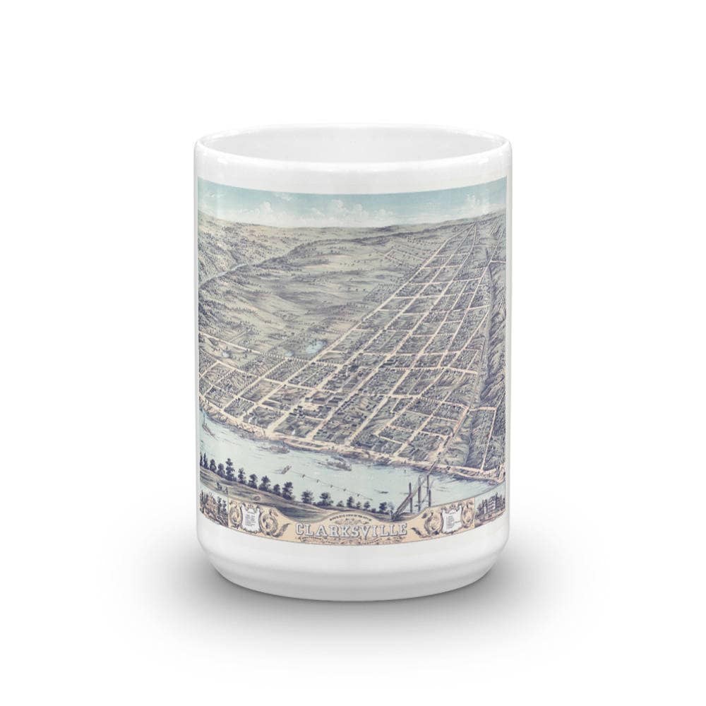 Coffee Mug - Clarksville Tenn 1870 view 6