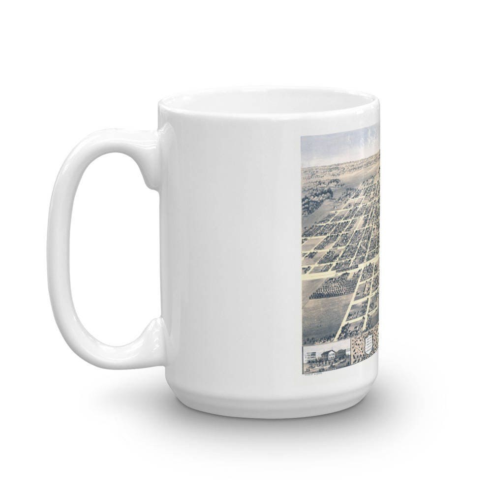 Coffee Mug - Clinton Illinois 1869 view 5