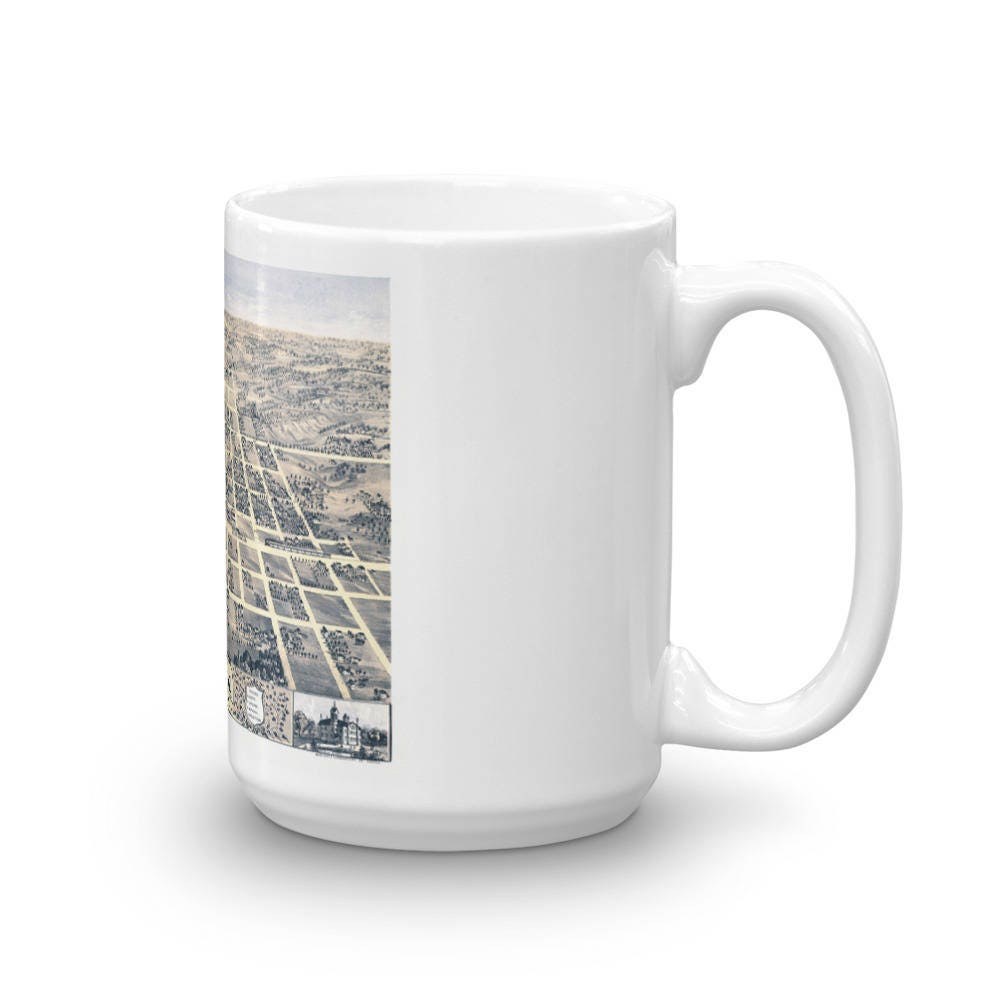 Coffee Mug - Clinton Illinois 1869 view 4