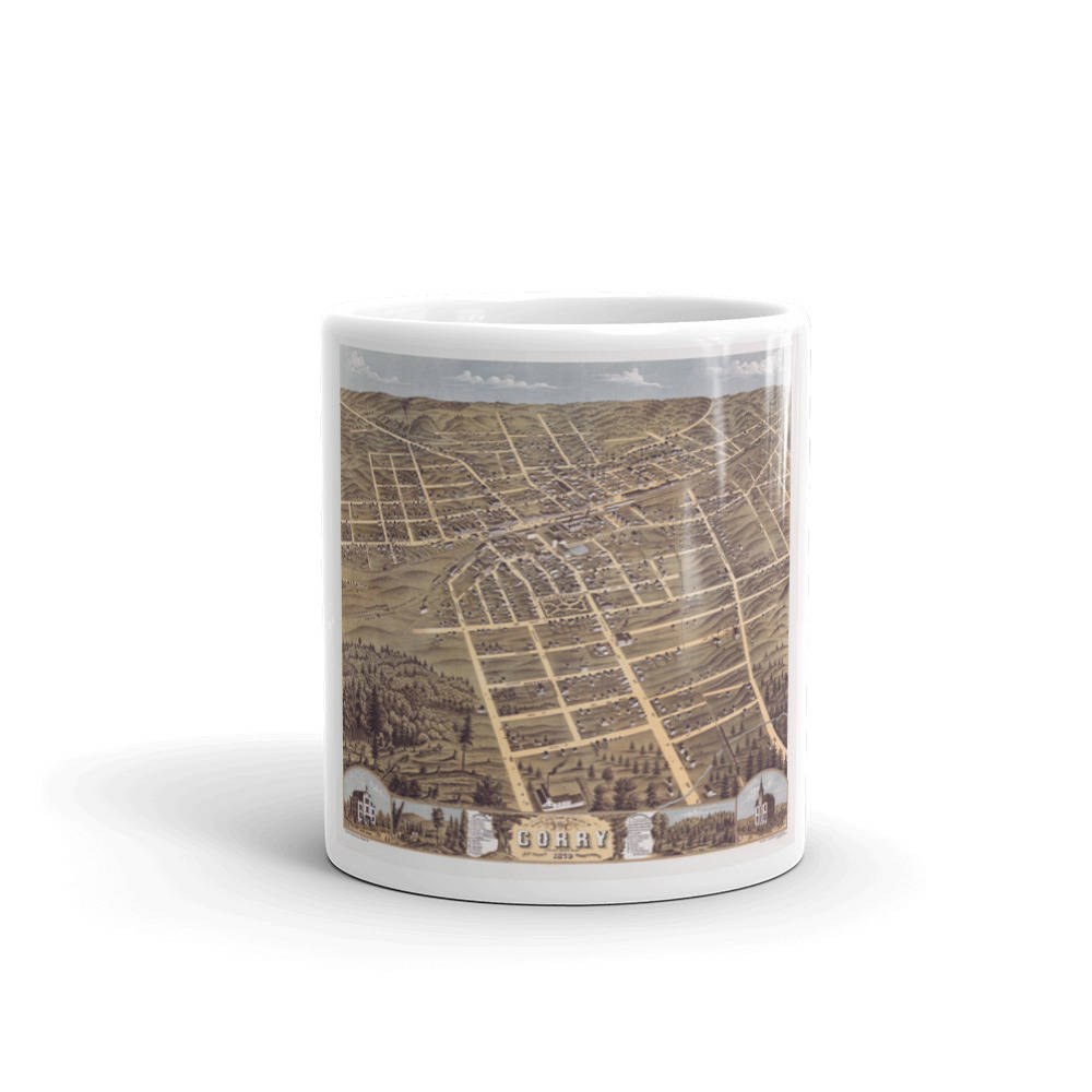 Coffee Mug - Corry Pennsylvania 1870 view 3