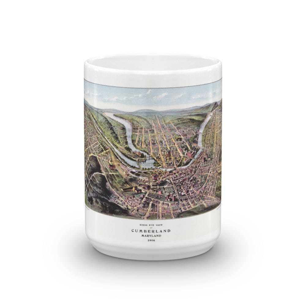Coffee Mug - Cumberland Maryland 1906 view 6