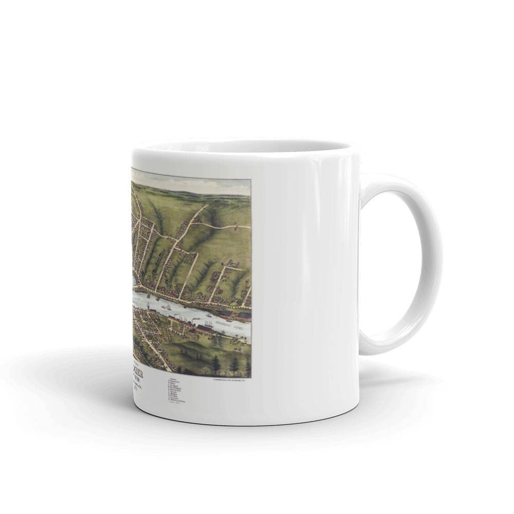 Coffee Mug - Gardiner Maine 1878