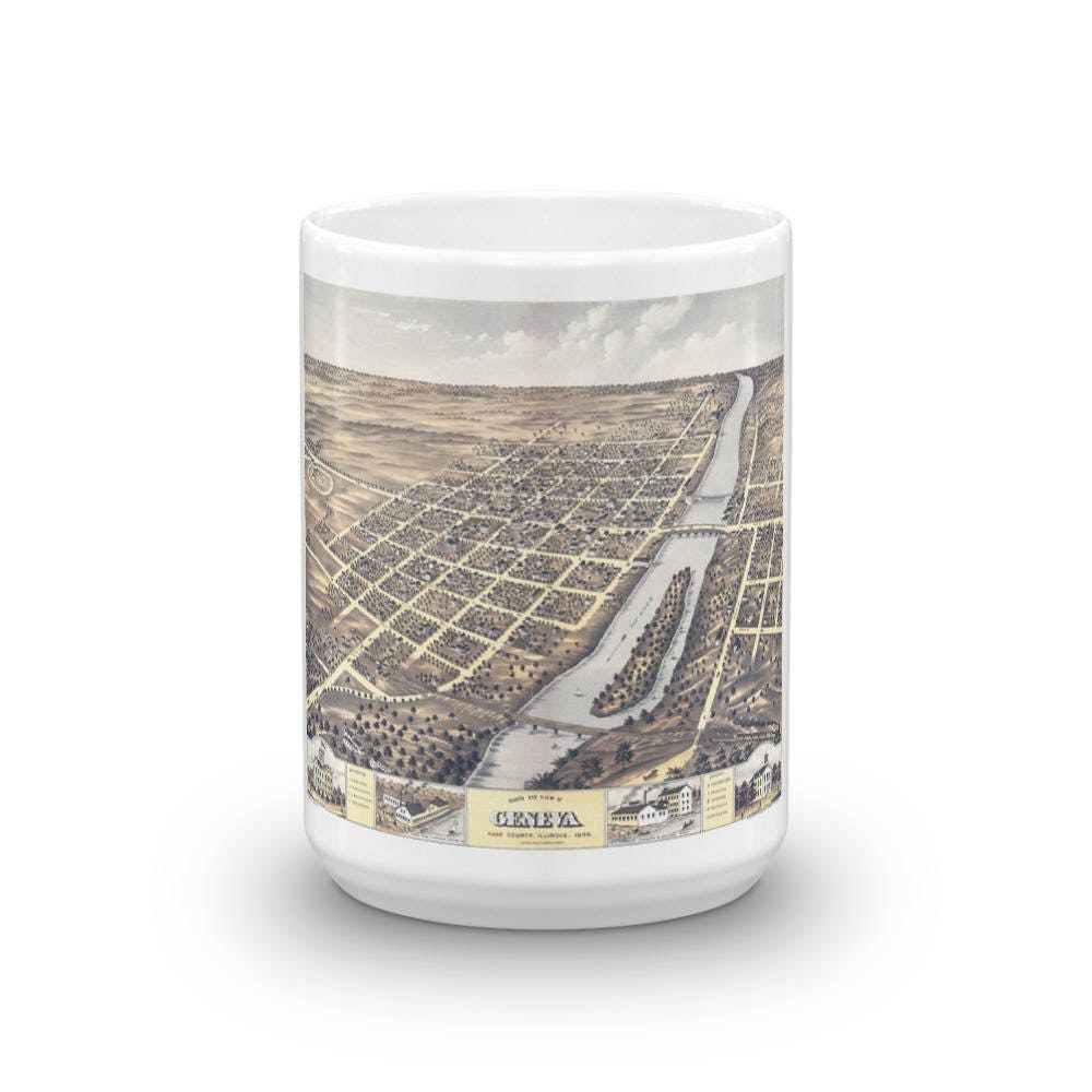 Coffee Mug - Geneva Illinois 1869 view 6