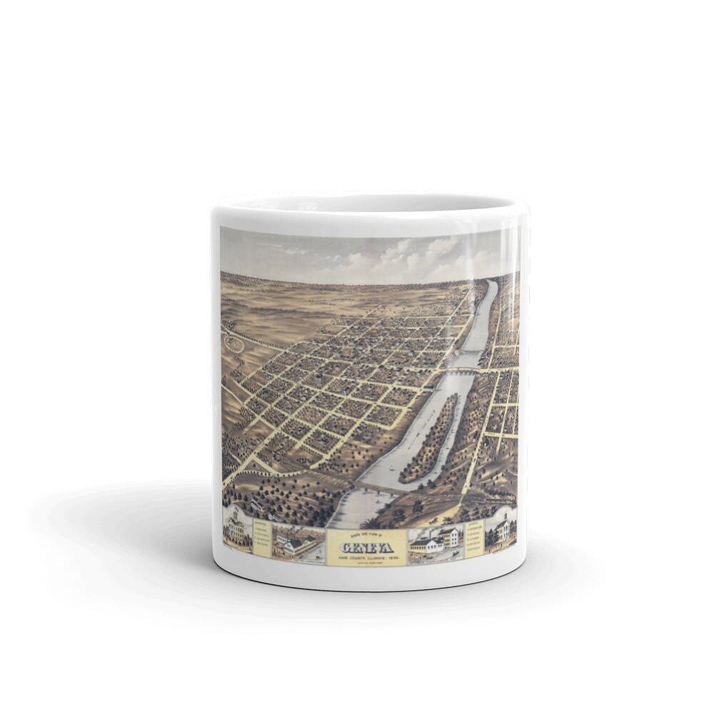 Coffee Mug - Geneva Illinois 1869 view 3