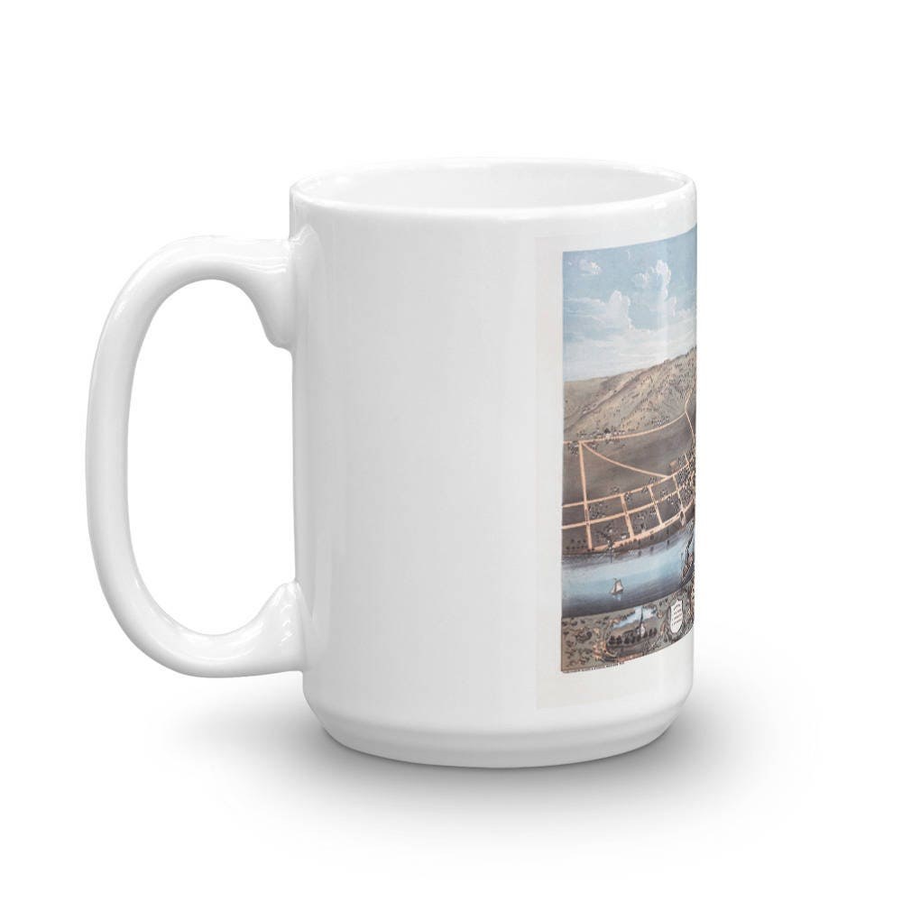 Coffee Mug - Guttenberg Iowa 1869 view 5