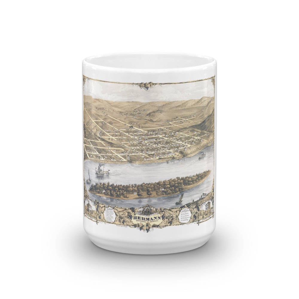 Coffee Mug - Hermann Missouri 1869 view 6