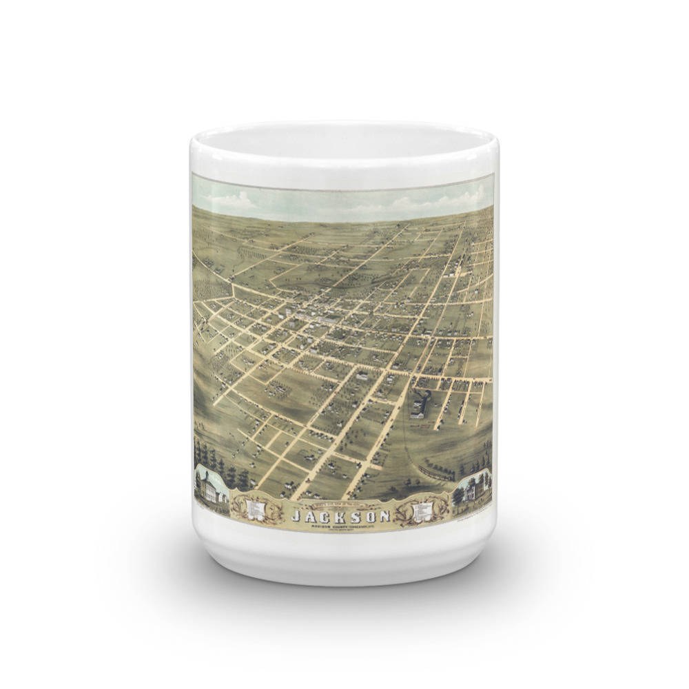 Coffee Mug - Jackson Tennessee 1870 view 6