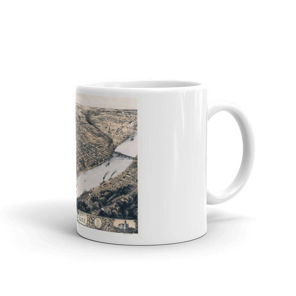 Coffee Mug - Kansas City Missouri 1869