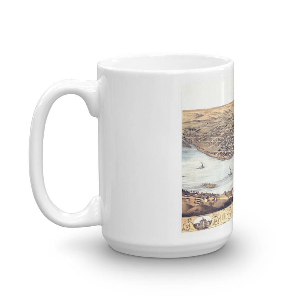 Coffee Mug - Lyons Iowa 1868 view 5