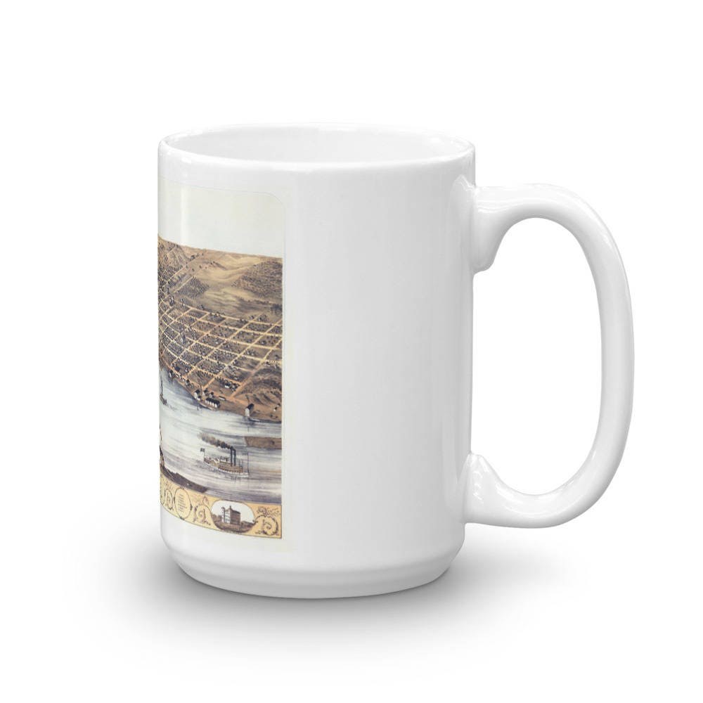Coffee Mug - Lyons Iowa 1868 view 4