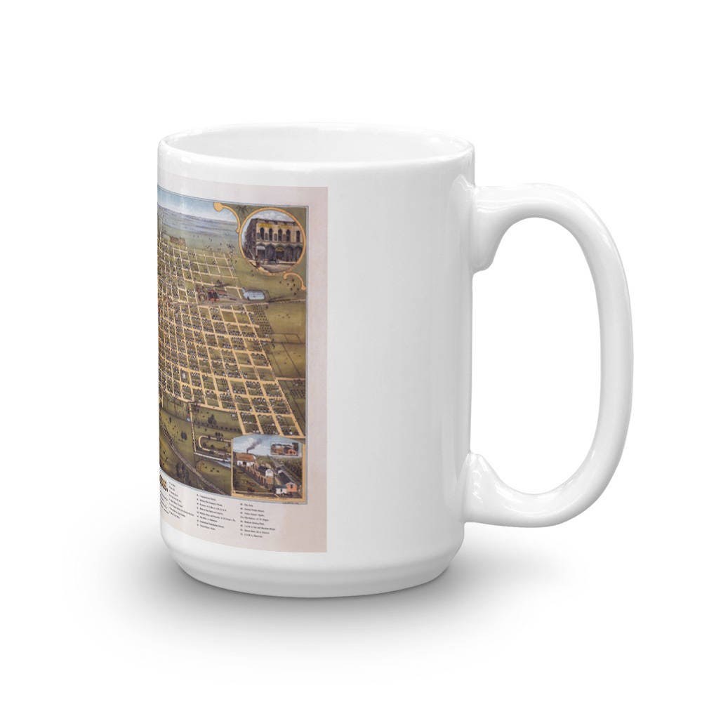 Coffee Mug - Mattoon Illinois 1884 view 4