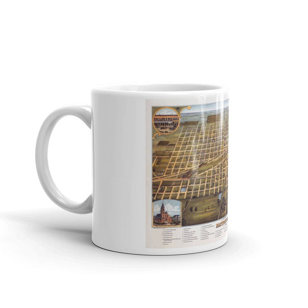 Coffee Mug - Mattoon Illinois 1884 view 2