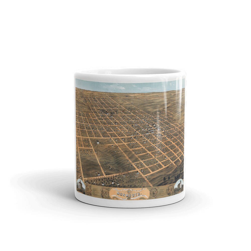 Coffee Mug - Monmouth Illinois 1869 view 3