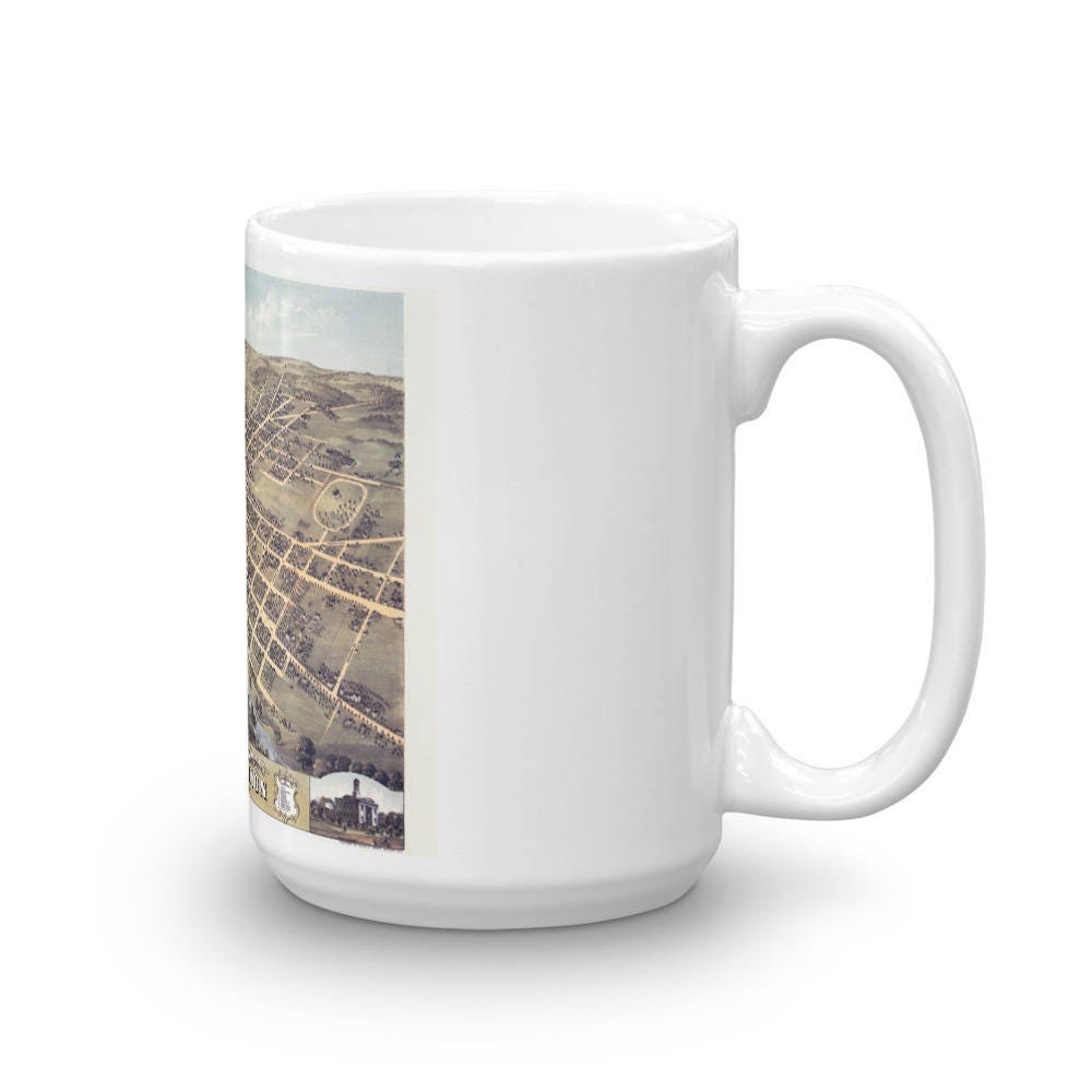 Coffee Mug - Mount Vernon Ohio 1870 view 4