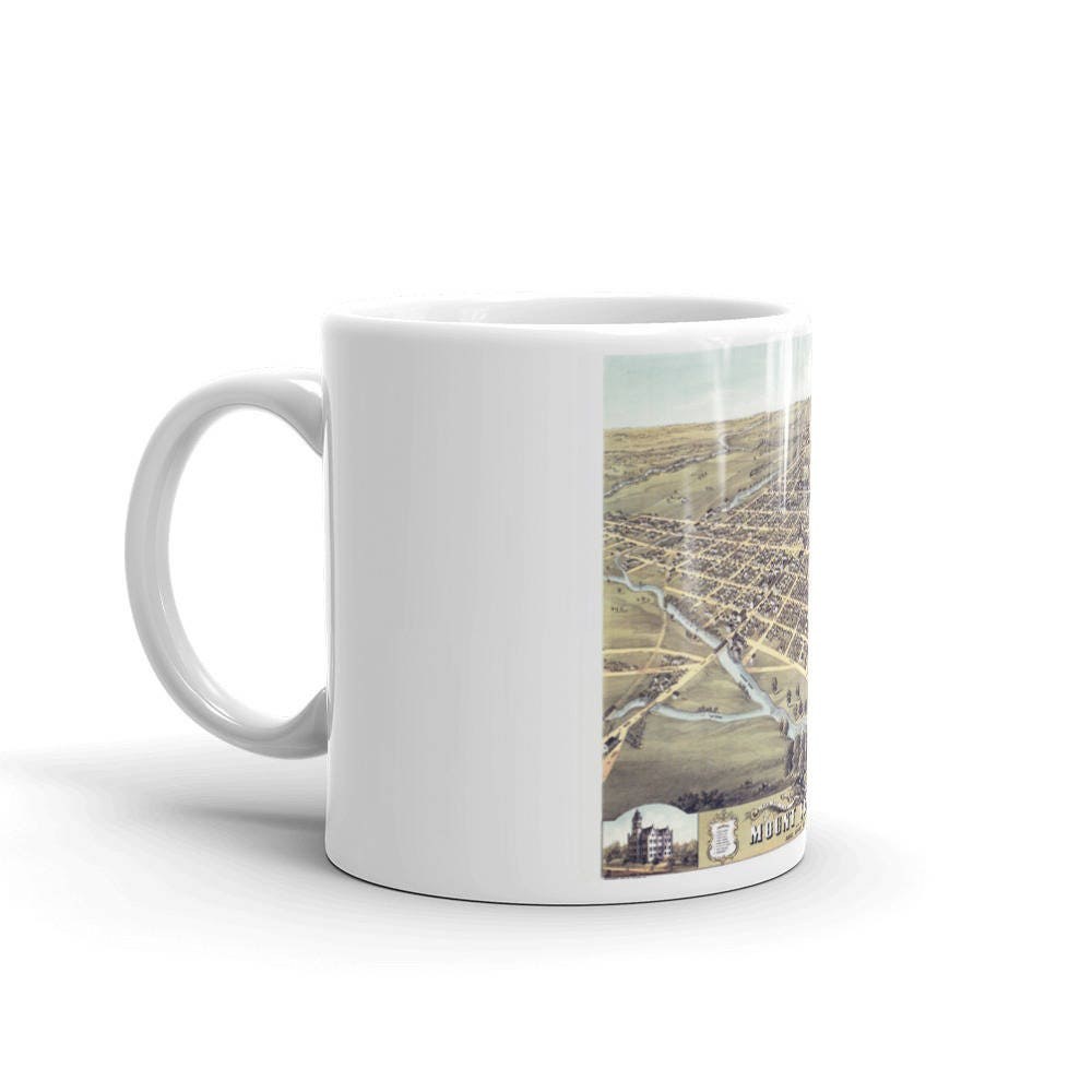 Coffee Mug - Mount Vernon Ohio 1870 view 2