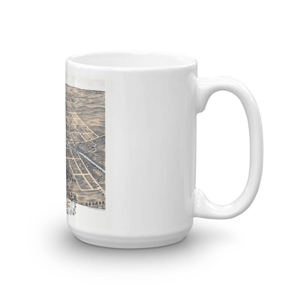 Coffee Mug - Naperville Illinois 1869 view 4