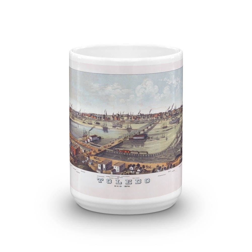 Toledo Ohio Coffee Tea Mug view 6