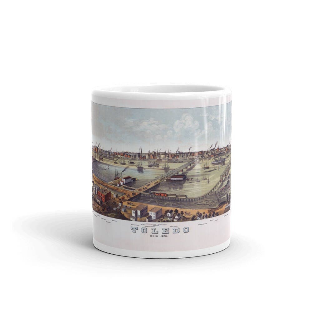 Toledo Ohio Coffee Tea Mug view 3