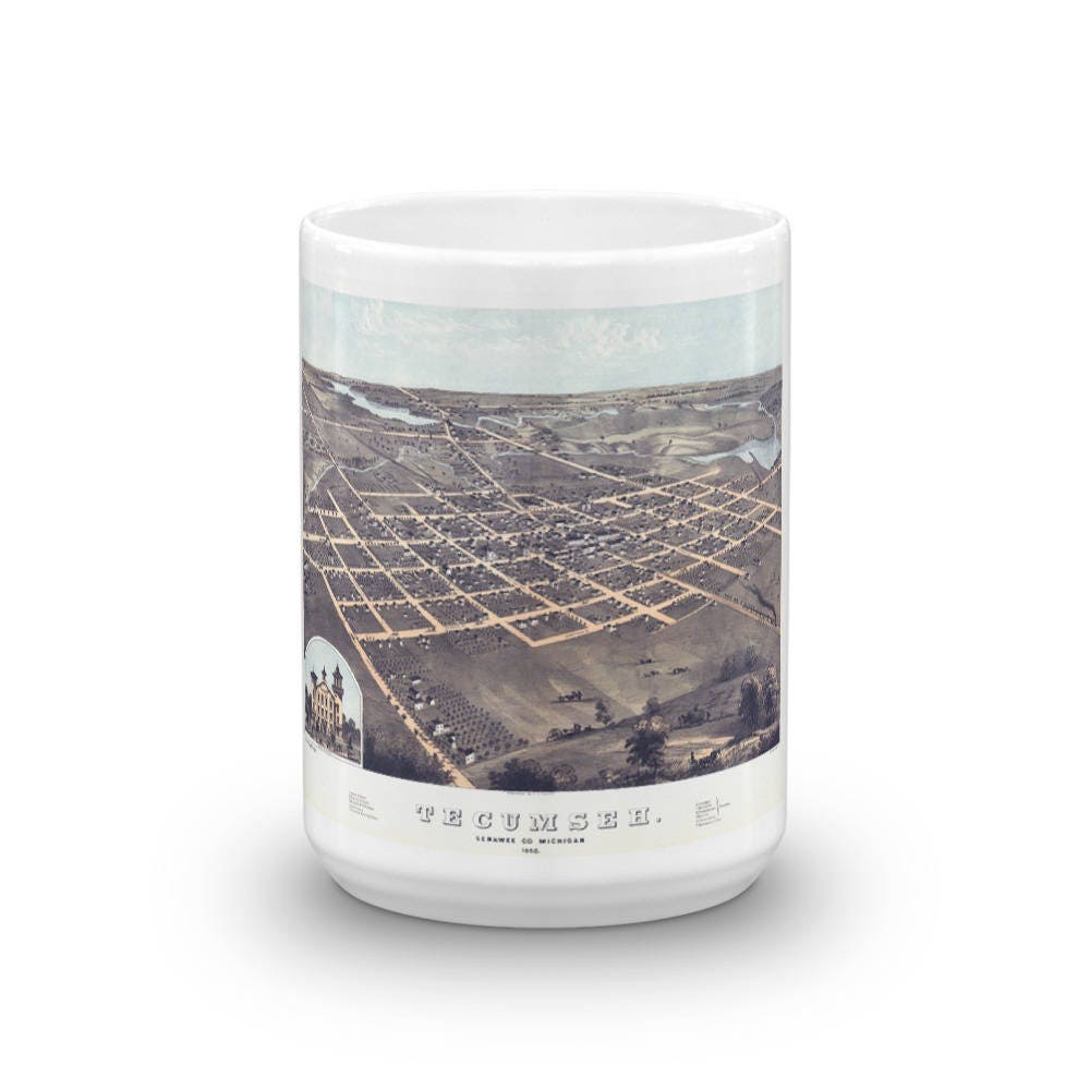 Tecumseh Michigan Coffee Tea Mug