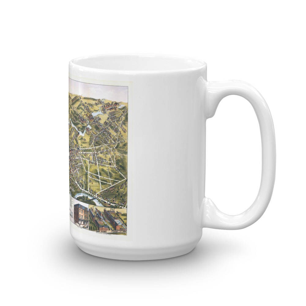 Taunton Mass 1875 - Coffee Tea Mug view 4