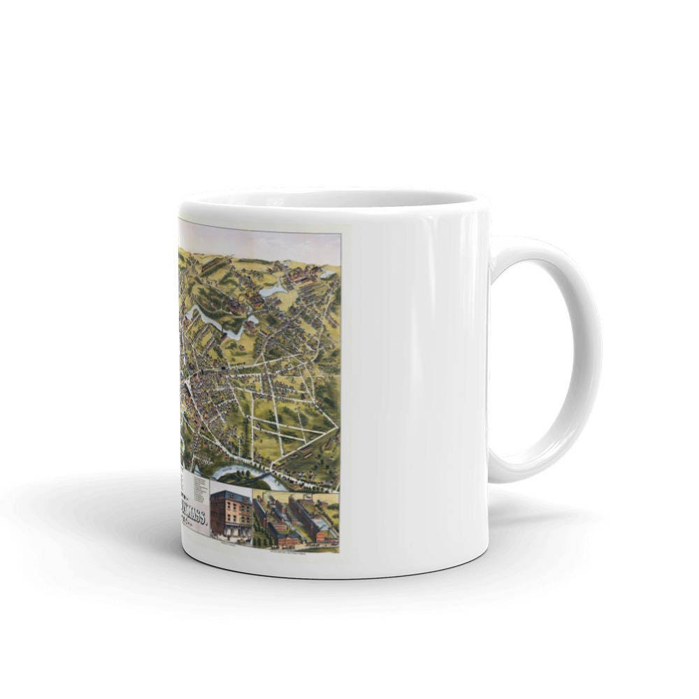 Taunton Mass 1875 - Coffee Tea Mug view 2