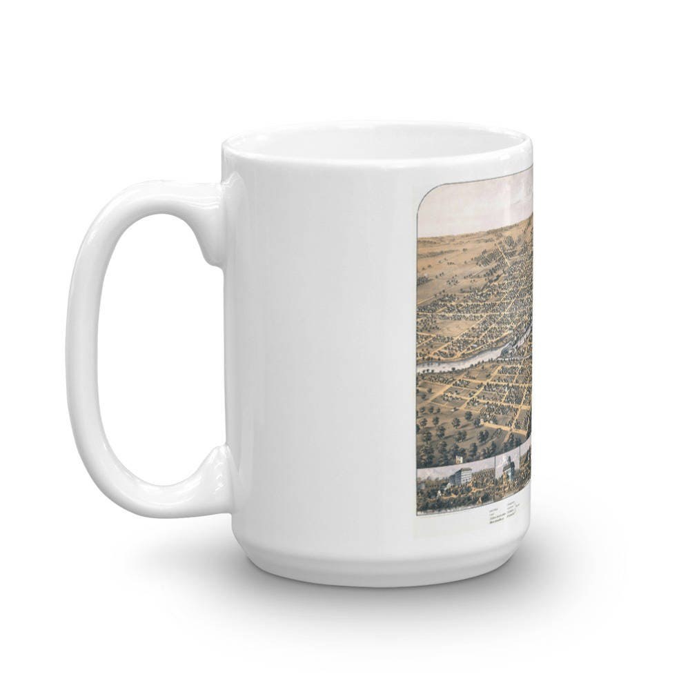 South Bend Indiana 1866 - Coffee Tea Mug view 6